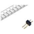 Kolíková lišta kolíkové vidlice PIN: 2 vodorovné 1mm SMT 1x2