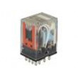 Relé elektromagnetické 4PDT Ucívky:24VDC 5A/220VAC 5A/24VDC