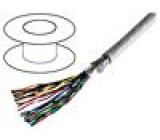 Vodič 12x2x28AWG PVC 50V 30,5m Ochranná žíla: není