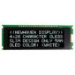 Zobrazovač: OLED alfanumerický 20x4 Rozm: 92x31,5x6,5mm bilá