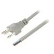 Kabel 3x1mm2 vodiče,vidlice SEV-1011 (J) PVC 3m šedá 10A