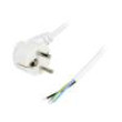 Kabel 3x0,75mm2 CEE 7/7 (E/F) úhlová vidlice,vodiče PVC 5m