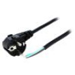 Kabel 3x1mm2 CEE 7/7 (E/F) úhlová vidlice,vodiče PVC 5m 10A