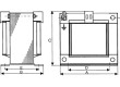 Transformátor síťový 200VA 400/230VAC 24V konektor svorkovnice