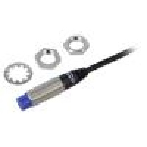 Čidlo: indukční OUT: NO 0÷8mm 10÷30VDC M12 Připojení: kabel 2m