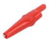 Krokosvorka 10A červená Rozs.uchop: max.7,9mm Izolace: PVC