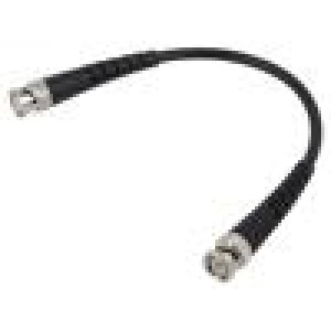 CT4098-25 Měřicí šňůra BNC vidlice,z obou stran Dél: 0,25m černá Z: 50Ω