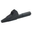 Krokosvorka 20A černá Rozs.uchop: max.7mm Velikost zdířky: 4mm
