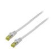 Patch cord S/FTP 6a lanko Cu LSZH šedá 0,25m 27AWG Žíly: : 8