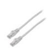 Patch cord U/UTP 6 lanko CCA PVC šedá 1,5m 26AWG Žíly: : 8