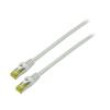 Patch cord S/FTP 6a lanko Cu LSZH šedá 5m 27AWG Žíly: : 8