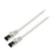 Patch cord S/FTP Cat 8.1 lanko Cu LSZH šedá 3m 26AWG Žíly: : 8