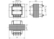 Transformátor síťový 2VA 230VAC 3,5V 0,58A Montáž šroubkem