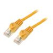 Patch cord F/UTP 6 lanko CCA PVC žlutá 0,5m 26AWG Žíly: : 8