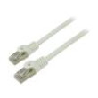 Patch cord F/UTP 5e lanko CCA PVC šedá 15m 26AWG Žíly: : 8