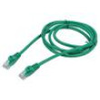 Patch cord U/UTP 6 lanko CCA PVC zelená 1,5m 26AWG Žíly: : 8
