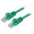 Patch cord U/UTP 6 lanko CCA PVC zelená 3m 26AWG Žíly: : 8
