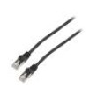 Patch cord F/UTP 6 lanko CCA PVC černá 5m 26AWG Žíly: : 8 1ks.