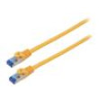 Patch cord S/FTP 6a lanko CCA LSZH oranžová 1m 26AWG Žíly: : 8