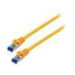 Patch cord S/FTP 6a lanko CCA LSZH oranžová 10m 26AWG