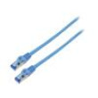 Patch cord S/FTP 6a lanko CCA LSZH modrá 3m 26AWG Žíly: : 8