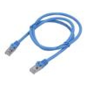 Patch cord U/UTP 6 lanko CCA PVC bílá 5m 26AWG Žíly: : 8 1ks.