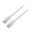 Patch cord U/UTP 5e lanko CCA PVC bílá 10m 26AWG Žíly: : 8