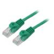 Patch cord U/UTP 5e lanko CCA PVC zelená 2m 26AWG Žíly: : 8