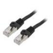 Patch cord F/UTP 6 lanko CCA PVC černá 15m 26AWG Žíly: : 8