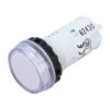 Kontrolka 22mm YW -20÷55°C Podsv: LED Ø22,5mm IP65 24VAC bílá