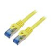 Patch cord S/FTP 6a lanko CCA LSZH žlutá 20m 26AWG Žíly: : 8