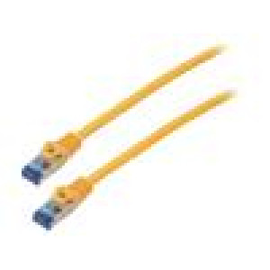 Patch cord S/FTP 6a lanko CCA LSZH oranžová 20m 26AWG