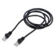 Patch cord U/UTP 5e lanko CCA PVC černá 1,5m 26AWG Žíly: : 8