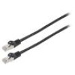 Patch cord F/UTP 6 lanko CCA PVC černá 5m 26AWG Žíly: : 8