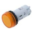 Kontrolka 22mm YW -20÷55°C Podsv: LED Ø22,5mm IP65 230VAC