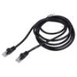 Patch cord U/UTP 6 lanko CCA PVC černá 7,5m 26AWG Žíly: : 8
