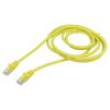 Patch cord U/UTP 6 lanko CCA PVC žlutá 2m 26AWG Žíly: : 8