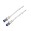 Patch cord S/FTP 6a lanko CCA LSZH bílá 5m 26AWG Žíly: : 8