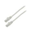 Patch cord F/UTP 6 lanko CCA PVC šedá 0,25m 26AWG Žíly: : 8