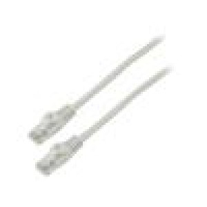 Patch cord F/UTP 6 lanko CCA PVC šedá 0,25m 26AWG Žíly: : 8