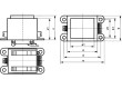 Transformátor zalévaný 70VA 230VAC 24V 2,91A konektor svorkovnice