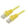 Patch cord U/UTP 5e lanko CCA PVC žlutá 1,5m 26AWG Žíly: : 8