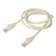 Patch cord U/UTP 6 lanko CCA PVC bílá 1m 26AWG Žíly: : 8 10ks.