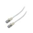 Patch cord F/UTP 6 lanko CCA PVC bílá 3m 26AWG Žíly: : 8 10ks.