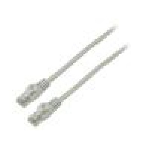 Patch cord F/UTP 5e lanko CCA PVC šedá 5m 26AWG Žíly: : 8