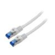 Patch cord S/FTP 6a lanko CCA LSZH šedá 1m 26AWG Žíly: : 8