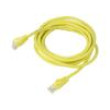 Patch cord U/UTP 6 lanko CCA PVC žlutá 3m 26AWG Žíly: : 8