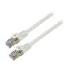 Patch cord F/UTP 6 lanko CCA PVC šedá 10m 26AWG Žíly: : 8 1ks.