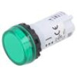 Kontrolka 22mm YW -20÷55°C Podsv: LED Ø22,5mm IP65 24VAC