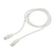 Patch cord U/UTP 6 lanko CCA PVC bílá 1,5m 26AWG Žíly: : 8